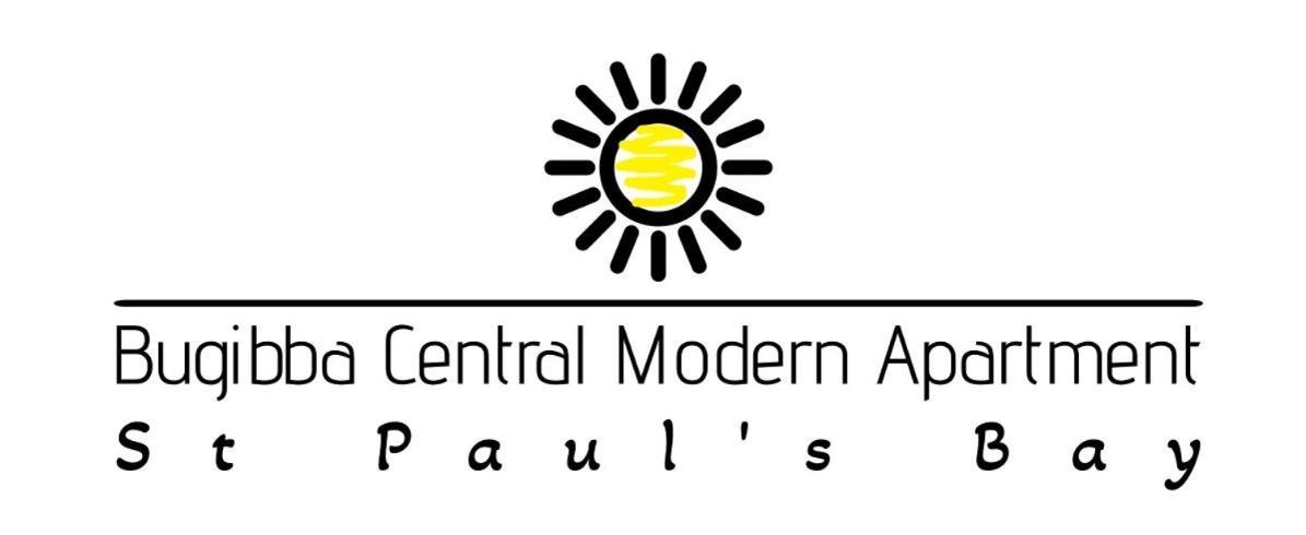 Bugibba Central Modern Apartment セント・ポールズ・ベイ エクステリア 写真